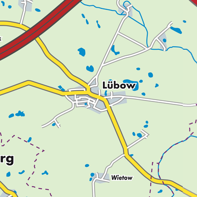 Übersichtsplan Lübow