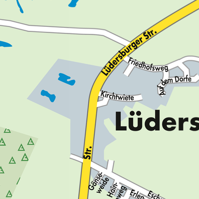 Stadtplan Lüdersburg