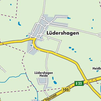 Übersichtsplan Lüdershagen