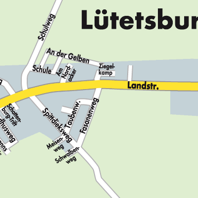 Stadtplan Lütetsburg