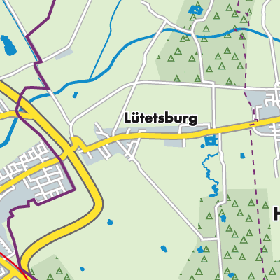 Übersichtsplan Lütetsburg