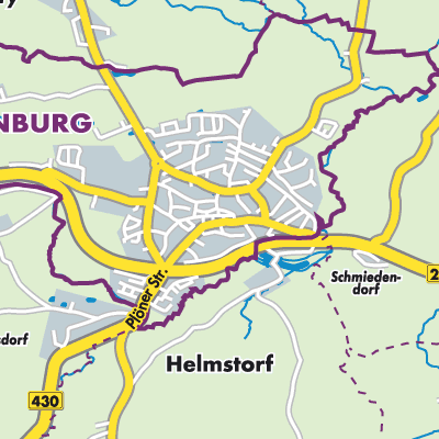 Übersichtsplan Lütjenburg