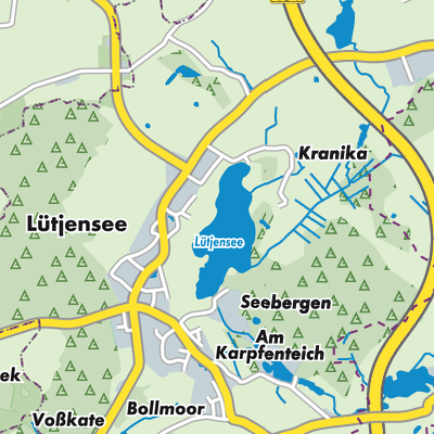 Übersichtsplan Lütjensee