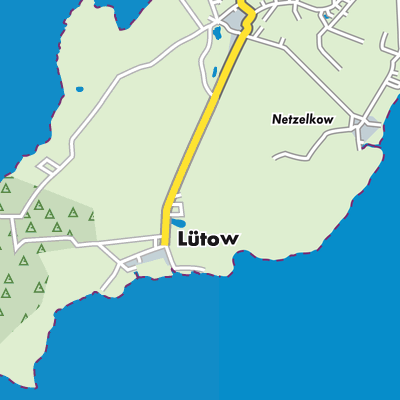Übersichtsplan Lütow