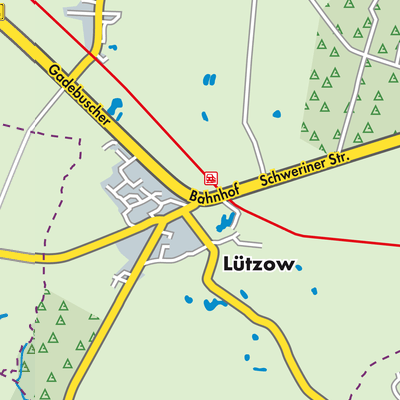 Übersichtsplan Lützow