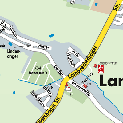 Stadtplan Lambrechtshagen