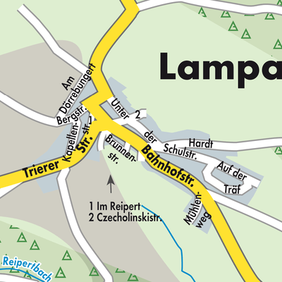 Stadtplan Lampaden