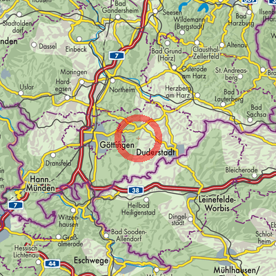 Landkarte Landolfshausen