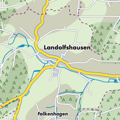Übersichtsplan Landolfshausen