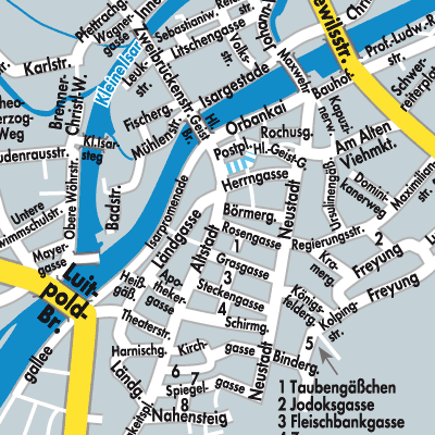 Stadtplan Landshut
