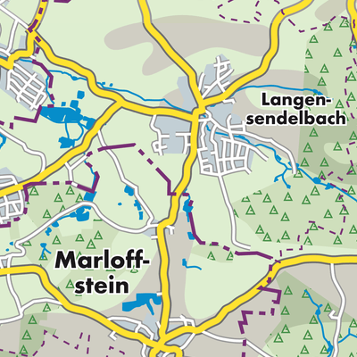Übersichtsplan Langensendelbach