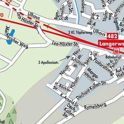 Stadtplan Langerwehe