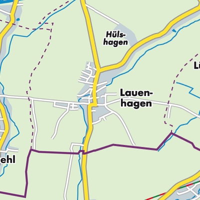 Übersichtsplan Lauenhagen