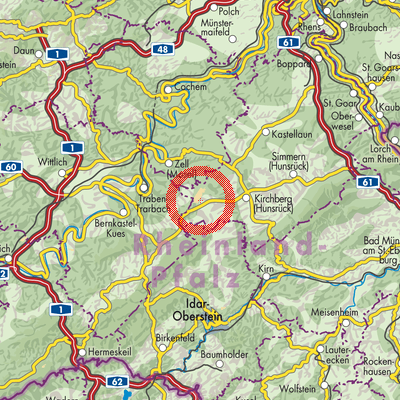 Landkarte Lautzenhausen
