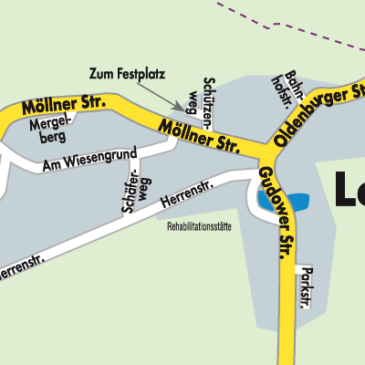 Stadtplan Lehmrade