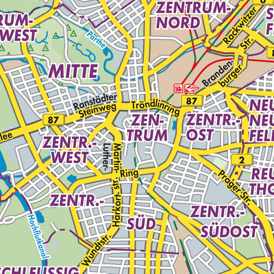 Übersichtsplan Leipzig