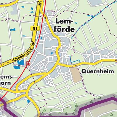 Übersichtsplan Lemförde