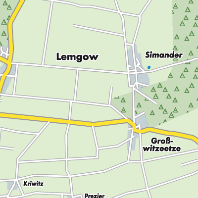 Übersichtsplan Lemgow