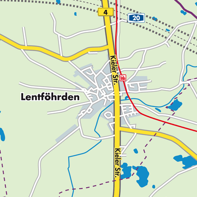 Übersichtsplan Lentföhrden
