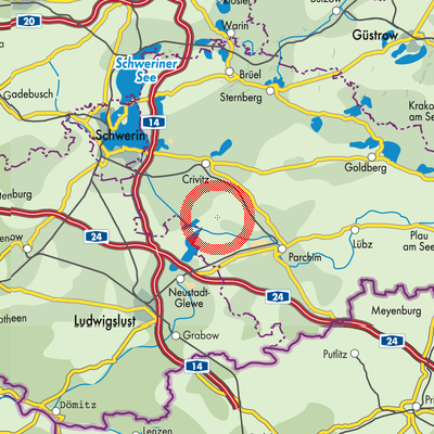 Landkarte Lewitzrand