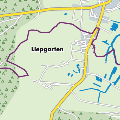 Übersichtsplan Liepgarten