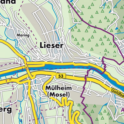 Übersichtsplan Lieser