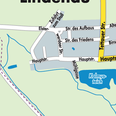 Stadtplan Lindenau