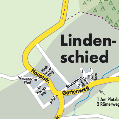 Stadtplan Lindenschied