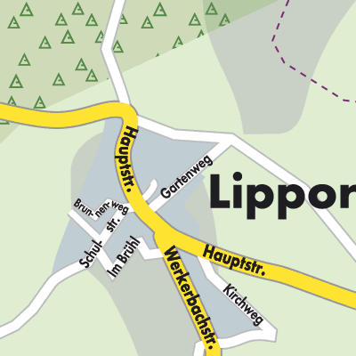Stadtplan Lipporn