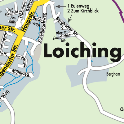 Stadtplan Loiching