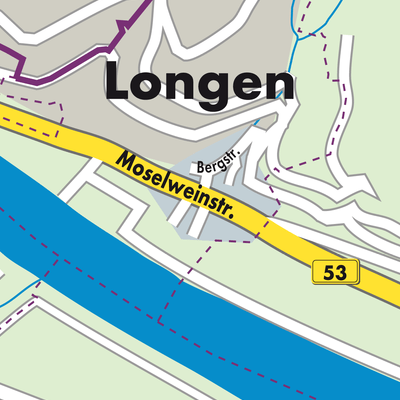 Stadtplan Longen