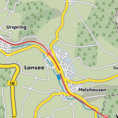Übersichtsplan Lonsee
