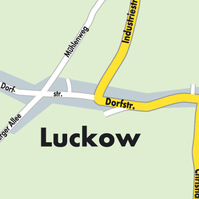 Stadtplan Luckow