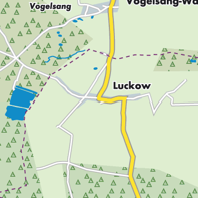 Übersichtsplan Luckow