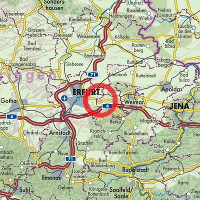Landkarte Mönchenholzhausen