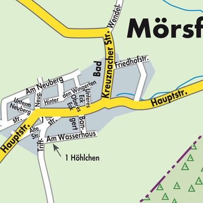 Stadtplan Mörsfeld