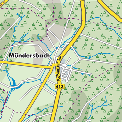 Übersichtsplan Mündersbach