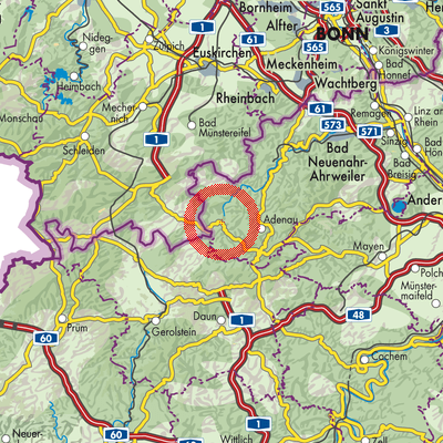 Landkarte Müsch