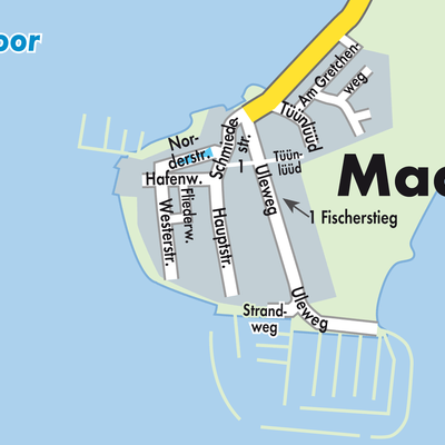Stadtplan Maasholm