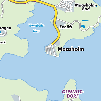 Übersichtsplan Maasholm