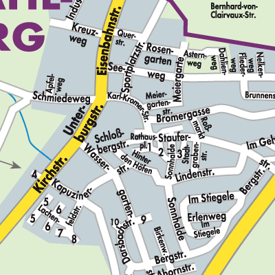 Stadtplan Mahlberg