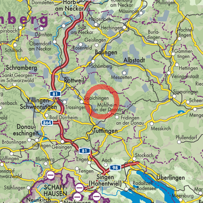 Landkarte Mahlstetten
