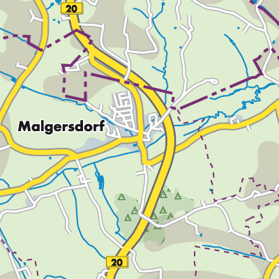 Übersichtsplan Malgersdorf