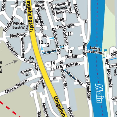 Stadtplan Margetshöchheim