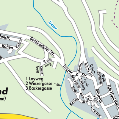 Stadtplan Maring-Noviand