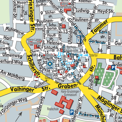 Stadtplan Markgröningen