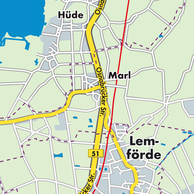 Übersichtsplan Marl