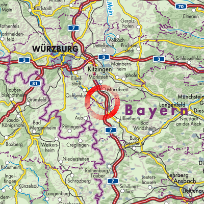 Landkarte Martinsheim
