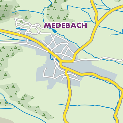 Übersichtsplan Medebach