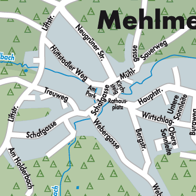 Stadtplan Mehlmeisel